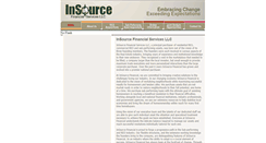 Desktop Screenshot of insourcefinancial.com